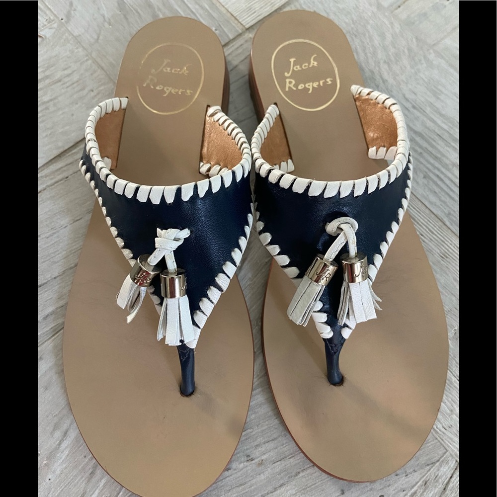 JACK ROGERS TASSELED SANDAL